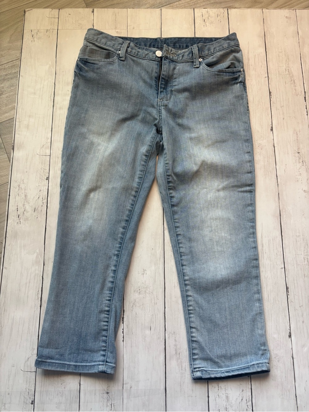 Calvin Klein Women’s Light Blue Straight Leg Jeans